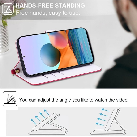 5for$10 Samsung Galaxy S10 Apples Cartoon Flip Wallet Leather Case 3 Card Slot - Picture 6 of 9